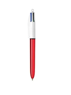 Bic 4 Colours Shine Tükenmez Kalem Kırmızı 982877