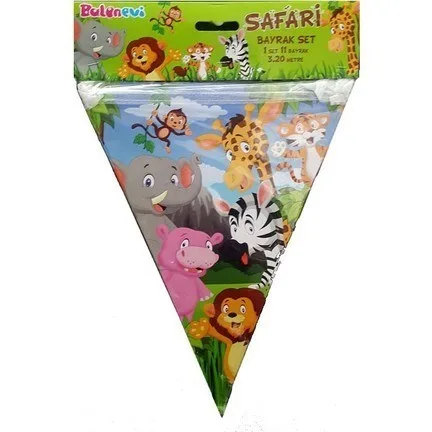 Nedi Lisanslı Üçgen Flama Safari 53874