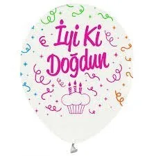 Nedi Baskılı Baskılı İyiki Doğdun Floresan 100''lü 53502-074911