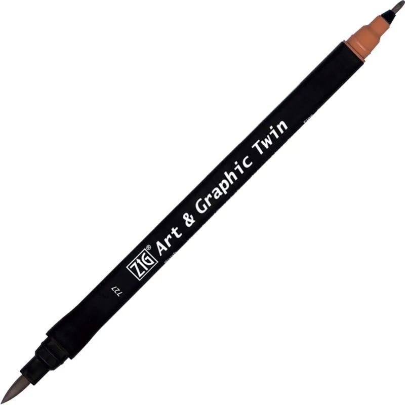Zig Art Tut-80 Graphic Boyama Kalemi 727 Deep Reddısh Brown