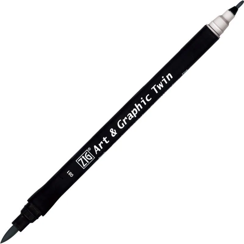 Zig Art Tut-80 Graphic Boyama Kalemi 081 Dawn Gray