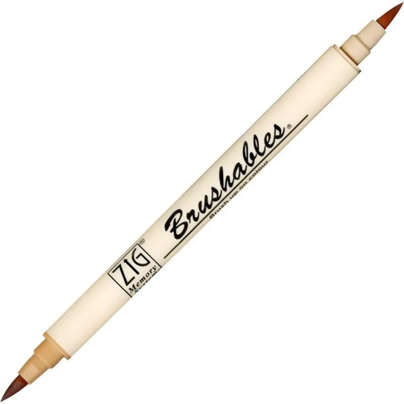 Zig Ms-7700 Brushables Çift Uçlu Grafik (boyama)kalemi 064 Fawn