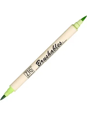 Zig Ms-7700 Brushables Çift Uçlu Grafik (boyama)kalemi 402 Kıwı