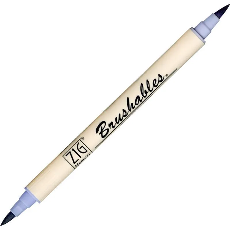 Zig Ms-7700 Brushables Çift Uçlu Grafik (boyama)kalemi 807 Lunar Lavender