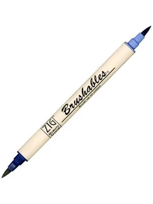 Zig Ms-7700 Brushables Çift Uçlu Grafik (boyama)kalemi 035 Navy