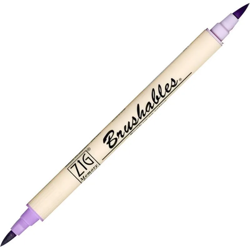 Zig Ms-7700 Brushables Çift Uçlu Grafik (boyama)kalemi 081 Hyacınth