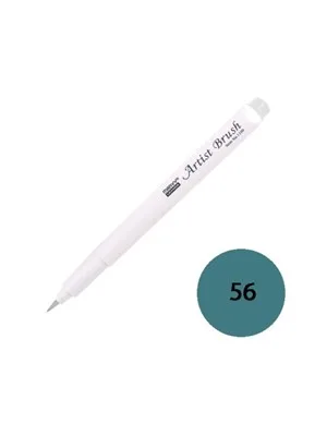Marvy 1100 Su Bazlı Fırça Uçlu Marker Kalem 056 Dull Blue