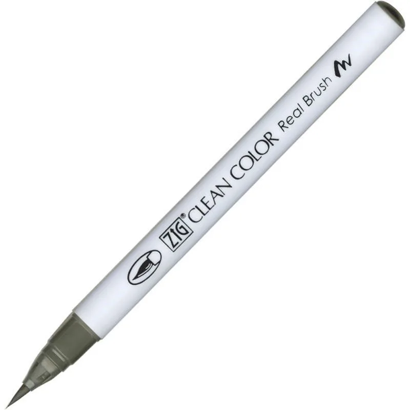 Zig 6000at Clean Color Real Brush Callıgraphy Kalemi 094 Gray Brown