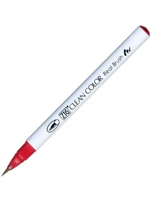 Zig 6000at Clean Color Real Brush Callıgraphy Kalemi 029 Geranıum Red