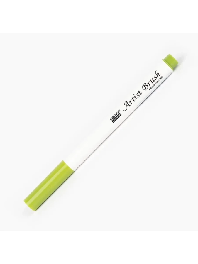 Marvy 1100 Su Bazlı Fırça Uçlu Marker Kalem 096 Jungle Green