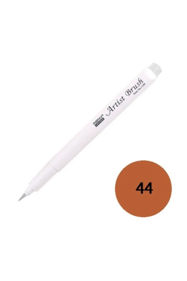 Marvy 1100 Su Bazlı Fırça Uçlu Marker Kalem 044 Lt.brown