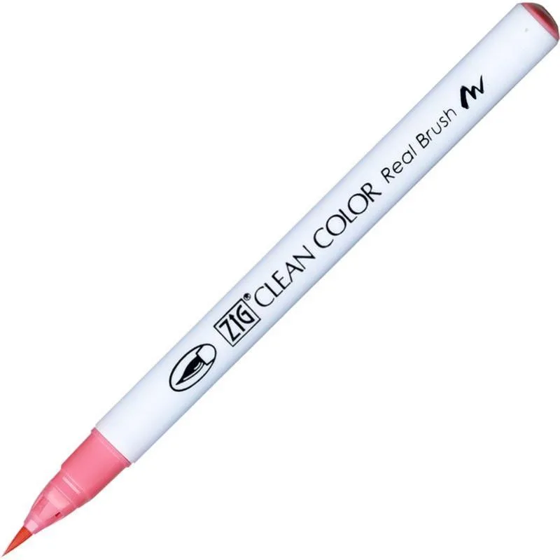 Zig 6000at Clean Color Real Brush Callıgraphy Kalemi 021 Lıght Carmıne