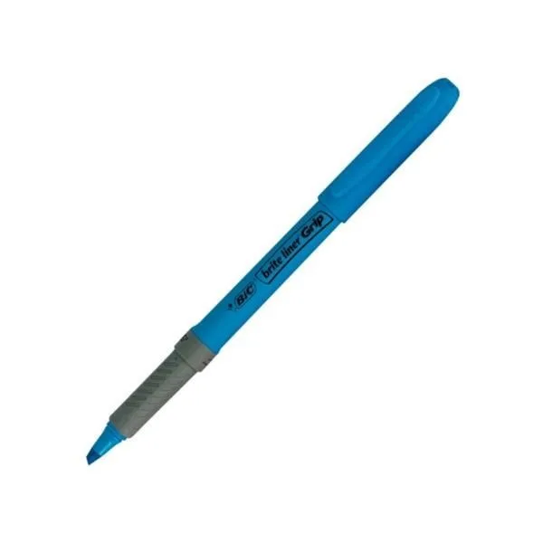 Bic Brıte Grıp Fosforlu Kalem Kesik Uç Mavi 811931