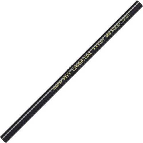 Faber Castell Pıtt Natural Kömür Kalem Siyah Soft 117403