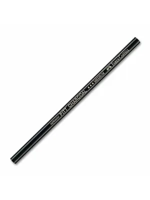 Faber Castell Pıtt Natural Kömür Kalem Siyah Medıum 117400