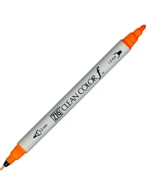 Zig Clean Color F Tcs-6000t Callıgraphy Kalemi Floresan Orange 002