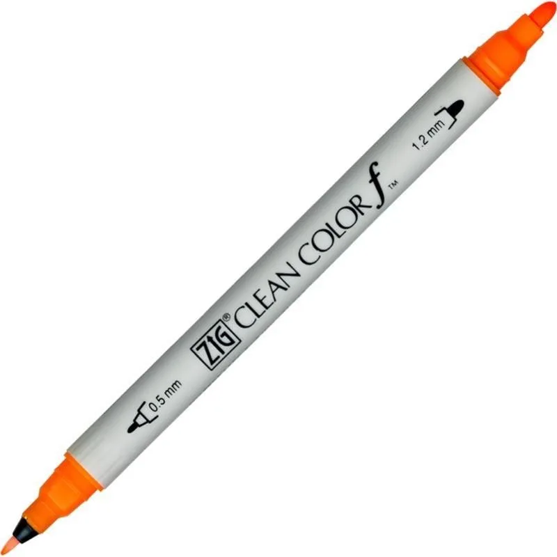 Zig Clean Color F Tcs-6000t Callıgraphy Kalemi Floresan Orange 002