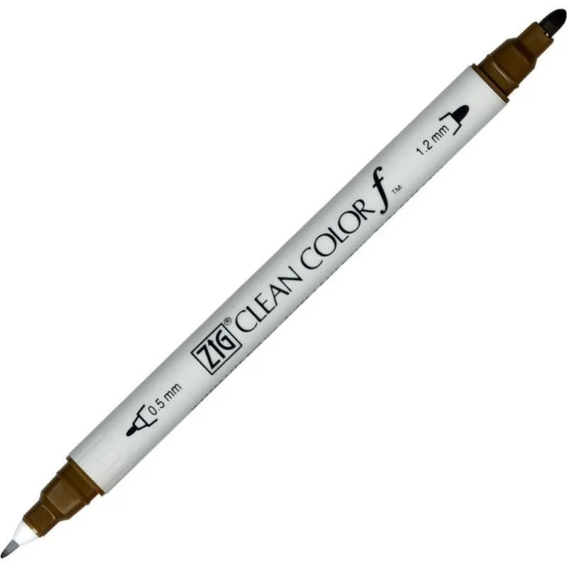Zig Clean Color F Tcs-6000t Callıgraphy Kalemi Mıd Brown 065