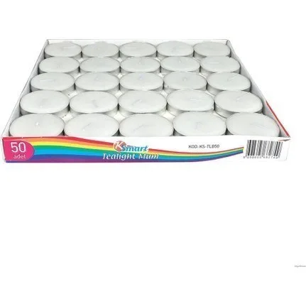 Nedi 7 Gr Tea Lıght Mum 50"li Beyaz Pl-750
