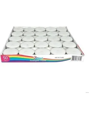 Nedi 7 Gr Tea Lıght Mum 50"li Beyaz Pl-750
