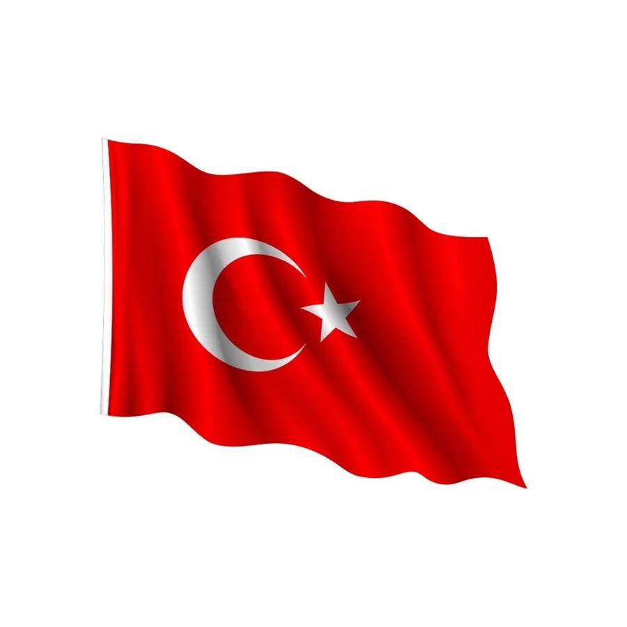 Kale 200x300 Alpaka Türk Bayrağı