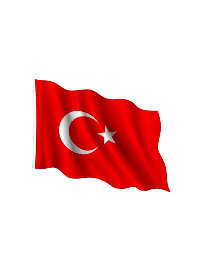 Kale 200x300 Alpaka Türk Bayrağı