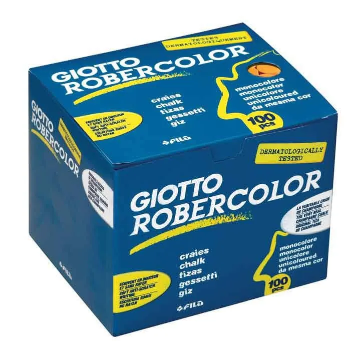 Robercolor Tebeşir Yuvarlak Mavi 100"lü 539605