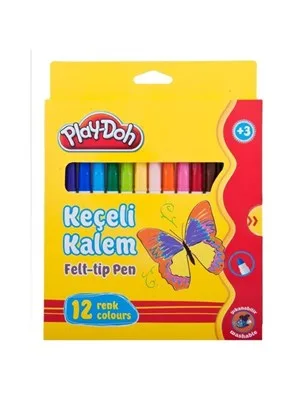 Play-doh 5 Mm Keçli Kalem 12"li Ke007