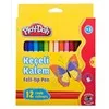 Play-doh 5 Mm Keçli Kalem 12"li Ke007