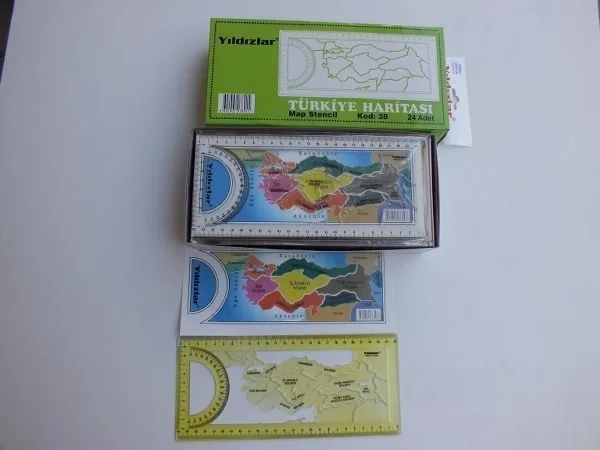 Yıldızlar Türkiye Haritası Şablonu 38