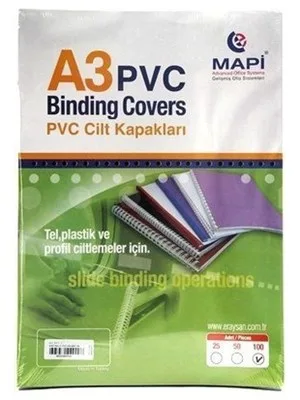 Mapi A3 350 Mic Cilt Kapağı Lacivert 50 Li 204 24 62