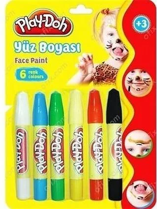 Play-doh Yüz Boyası 6 Renk Yu001