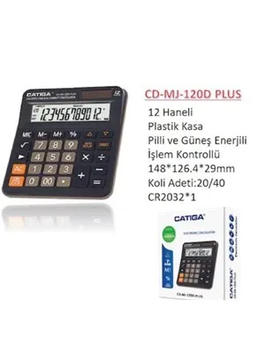 Catiga Cd-mj-120d Plus Hesap Makinesi