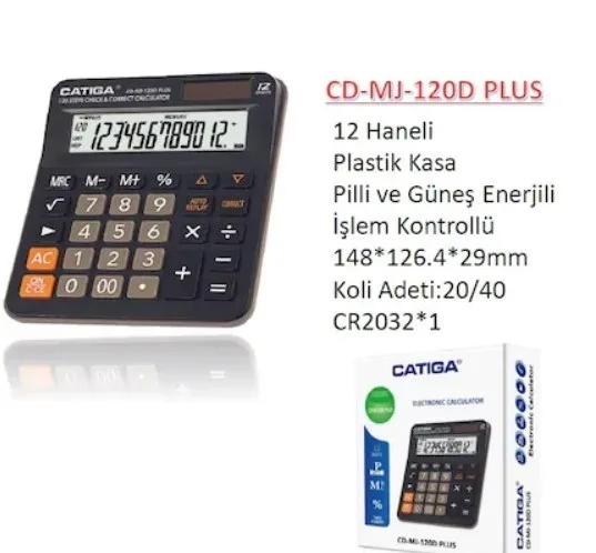 Catiga Cd-mj-120d Plus Hesap Makinesi