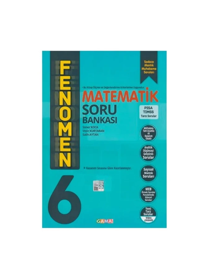 Fenomen Yay.-6.sınıf Matematik B Soru Bankası 2425