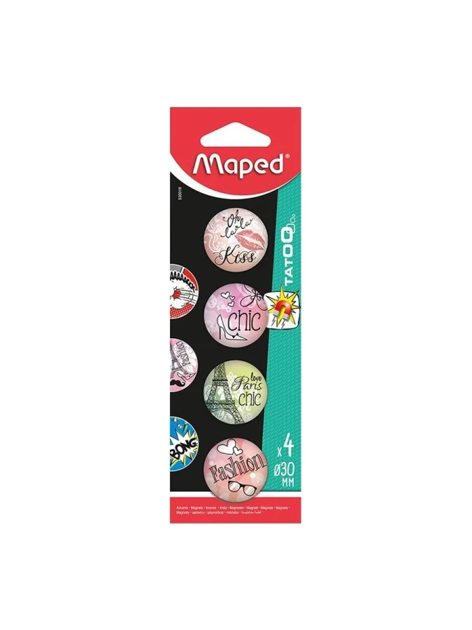 Maped Tatoo Mıknatıs 4"lü 530010