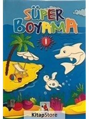 Süper Boyama 1 - Nurdan Yayınları