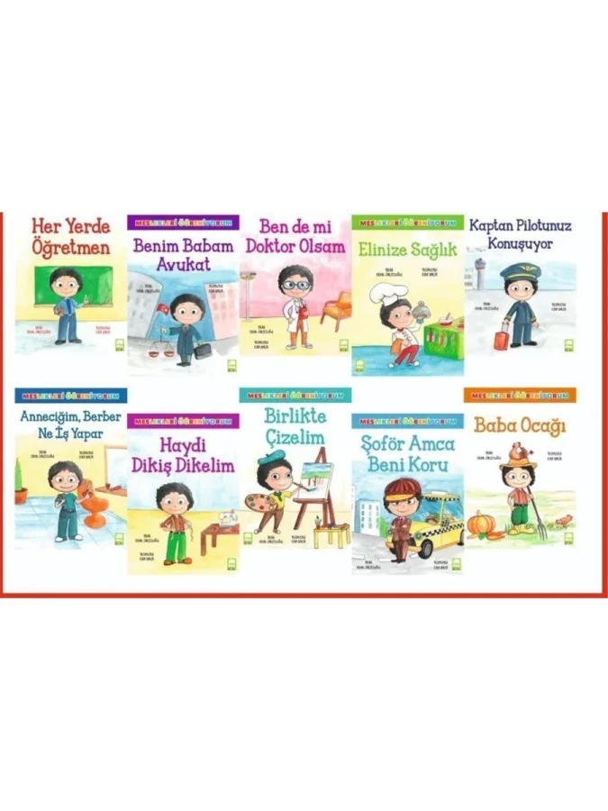 Meslekleri Öğreniyorum - Ema Çocuk Yayınları