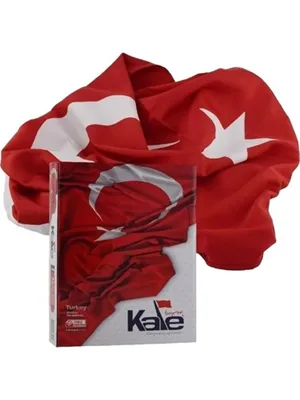 Kale 30x45 Alpaka Türk Bayrağı