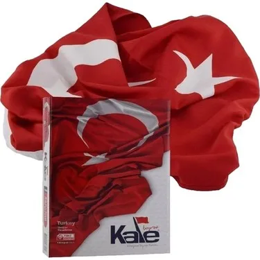 Kale 30x45 Alpaka Türk Bayrağı