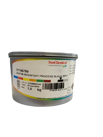 Unıversal 1 Kg Matbaa Mürekkebi Siyah