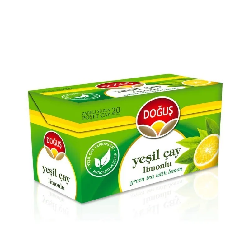 Doğuş Limonlu Yeşil Çay Süzen Poşet 1.75 Gr 20"li