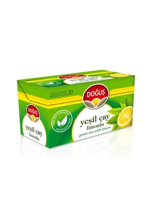 Doğuş Limonlu Yeşil Çay Süzen Poşet 1.75 Gr 20"li