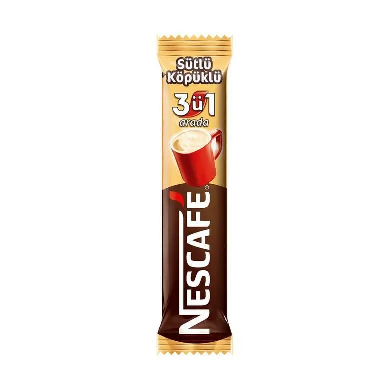 Nestle Nescafe 3 Ü 1 Arada Sütlü Köpüklü 17.4 Gr