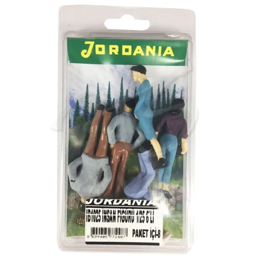 Jordania 1\25 76 Mm İnsan Figürü Boyalı Aile 3"lü Jeo1-ib1025a