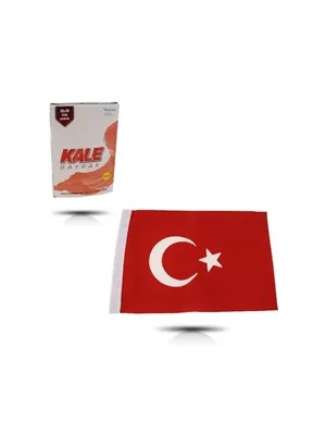 Kale 20x30 Alpaka Türk Bayrağı