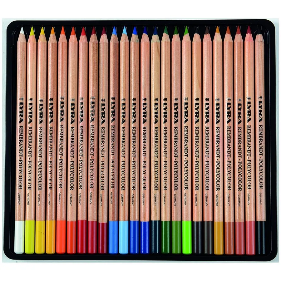 Lyra Rembrandt Polycolor Boya Kalemi Metal Kutu 24"lü 2001240