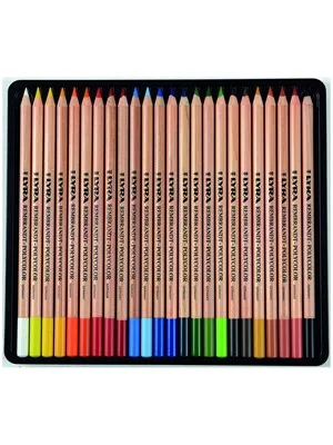 Lyra Rembrandt Polycolor Boya Kalemi Metal Kutu 24"lü 2001240