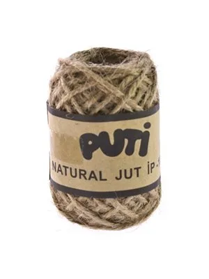 Puti 10mt Natural Jüt İp (kendir)01869