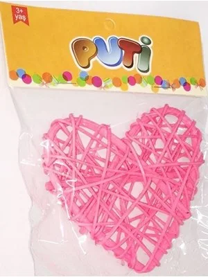 Puti Bambu Kalp Süs Tekli 8849
